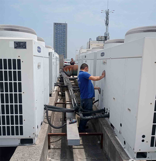 秀英中央空调制热和不制冷系统维修方法